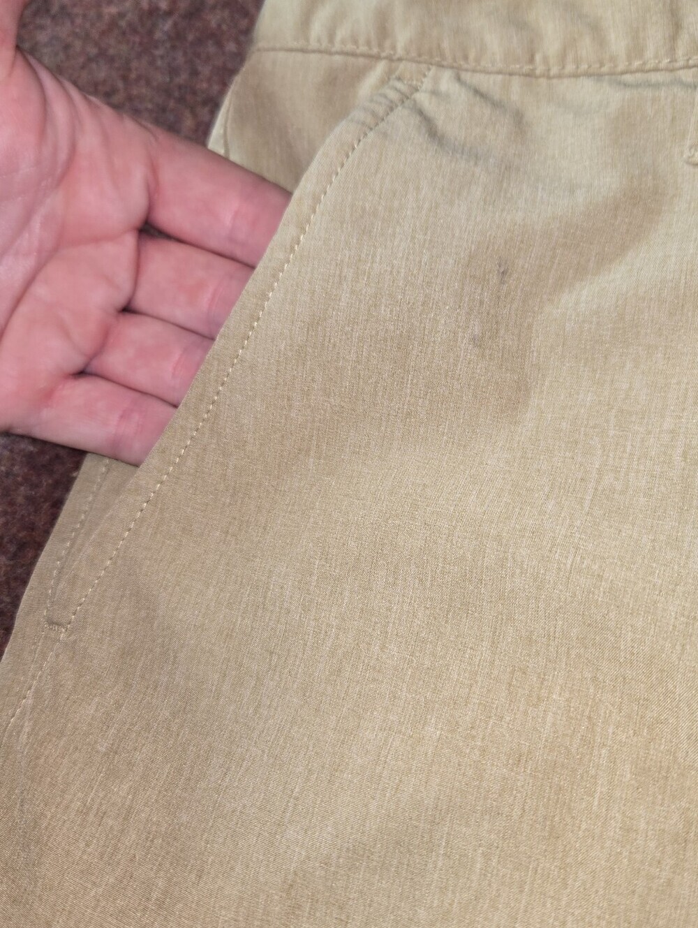 RSQ Hybrid Shorts Boys Size 18 Tan - Picture 5 of 8